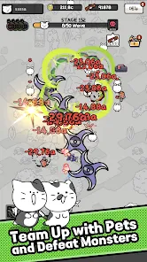 Cat Butler: Idle Shooter RPG screenshot